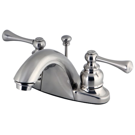 4 Centerset Bathroom Faucet, Brushed Nickel